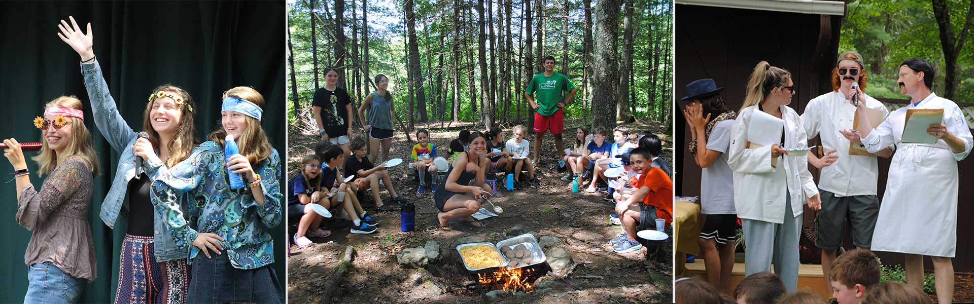 Swimming at Franklin camp